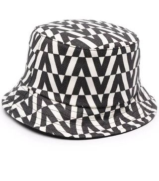 Valentino + Monogram-Print Bucket Hat