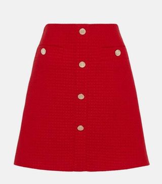 Karen Millen + Tweed Tailored A Line Skirt