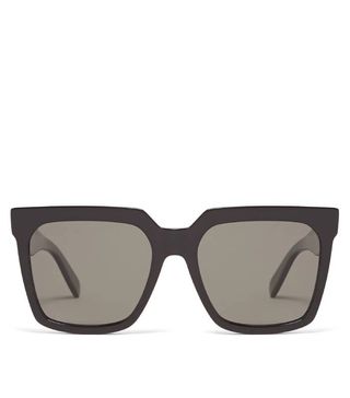 Celine + Oversized Square Acetate Sunglasses
