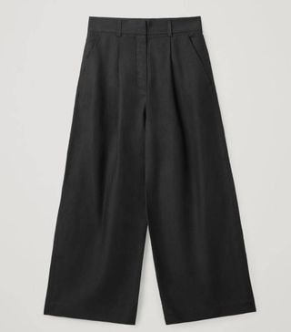 COS + High Waisted Wide-Leg Trousers