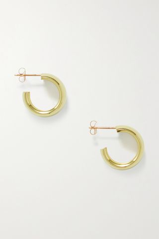 Laura Lombardi + Luna Gold-Plated Hoop Earrings
