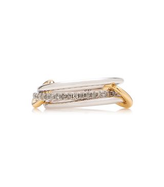 Spinelli Kilcollin + Sonny 18k Yellow Gold, Sterling Silver Diamond Ring