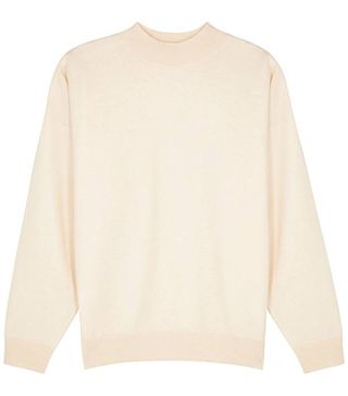 American Vintage + Tadbow Cream Merino Wool Jumper