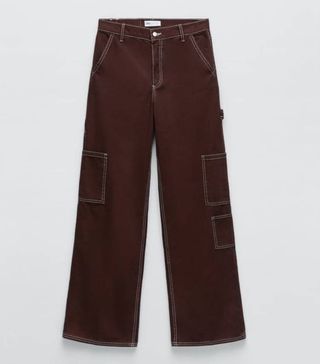 Zara + Wide LegCargo Trousers