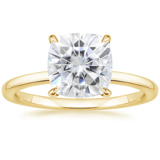 Brilliant Earth + 18k Yellow Gold Moissanite Vita Diamond Ring