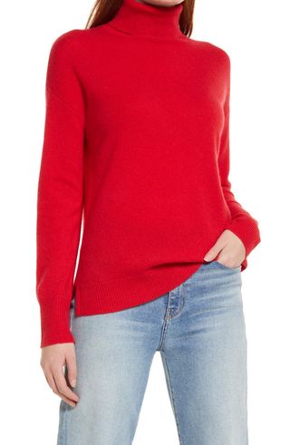 Nordstrom + Cashmere Turtleneck Sweater