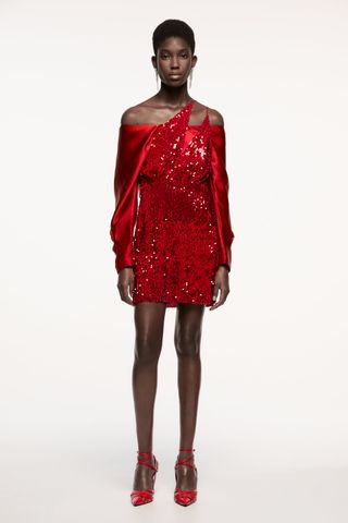 Zara + Velvet Sequin Dress