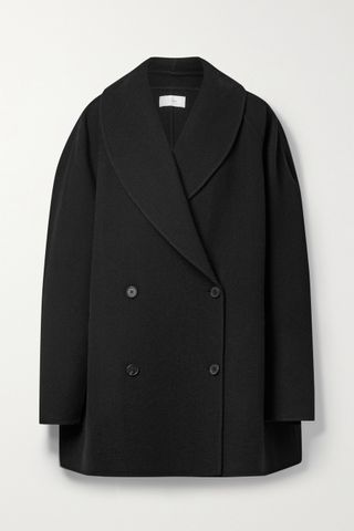 The Row + Polli Double-Breasted Wool-Blend Coat