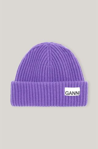 Ganni + Rib Knit Beanie