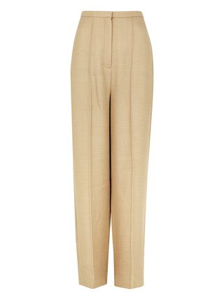 Totême + Sand Wool-Blend Twill Trousers