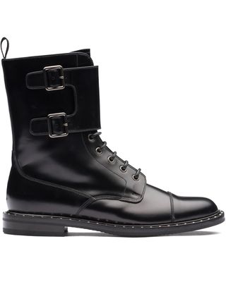 Church's + Stefy Rois Calf Lace-Up & Monk Boot Black