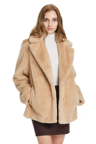 Relish Noless + Faux Fur Teddy Coat