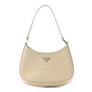 Prada + Pre-Owned Brushed Calfskin Cleo Shoulder Bag