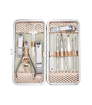 Zizzon + Professional Nail Care Kit Manicure Grooming Set With Travel Case