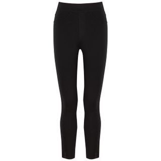 Spanx + The Perfect Black Stretch-Jersey Leggings