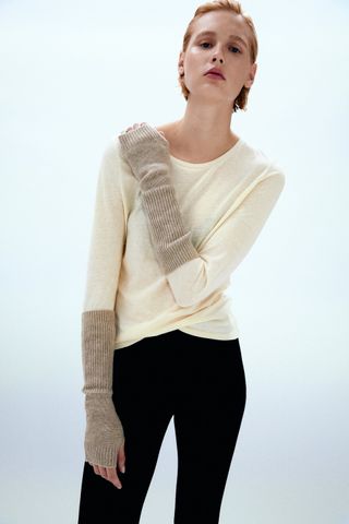 Zara + Cashmere Wool Arm Warmers