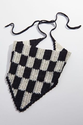 Urban Outfitters + Checker Crochet Hair Scarf