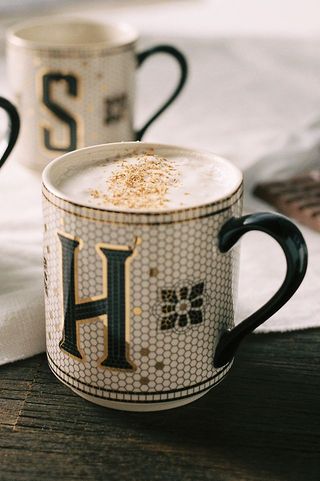 Anthropologie + Tiled Margot Monogram Mug