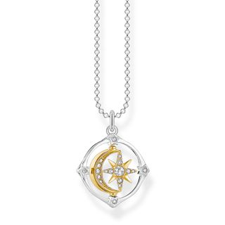 Thomas Sabo + Necklace Moveable Moon and Star