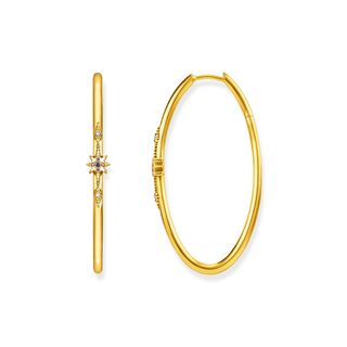Thomas Sabo + Hoop Earrings Royalty Gold