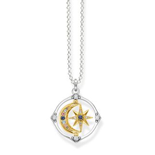 Thomas Sabo + Necklace Star and Moon Gold