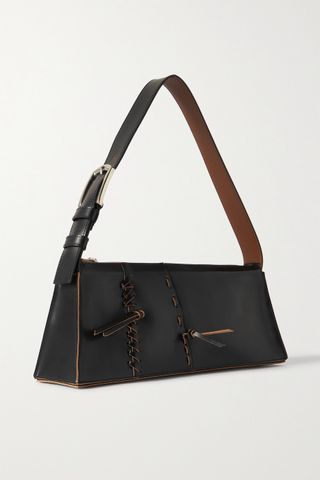 ACNE Studios + Small Whipstitched Leather Shoulder Bag