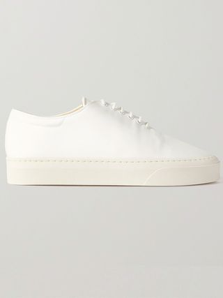 The Row + Marie H Leather Sneakers