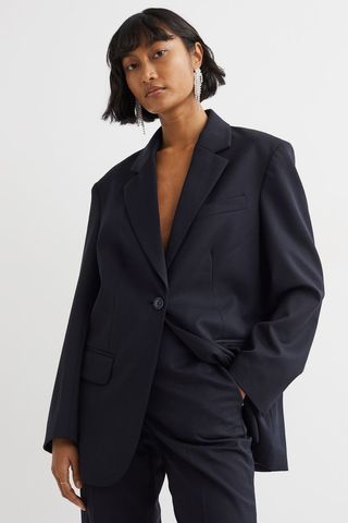 H&M + Oversized Wool-Blend Jacket
