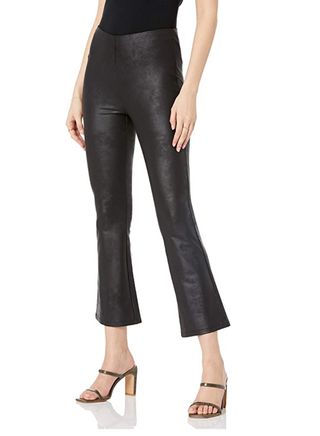 The Drop + Tami Leather-Look Stretch Kick-Flare Legging