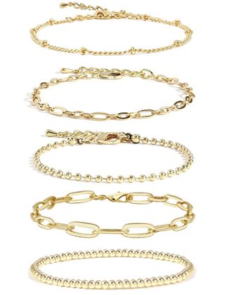 Conran Kremix + Gold Chain Bracelet Set