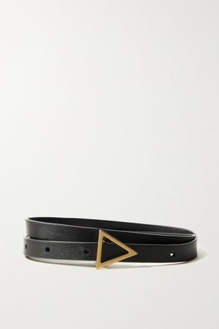 Bottega Veneta + Black Leather Belt