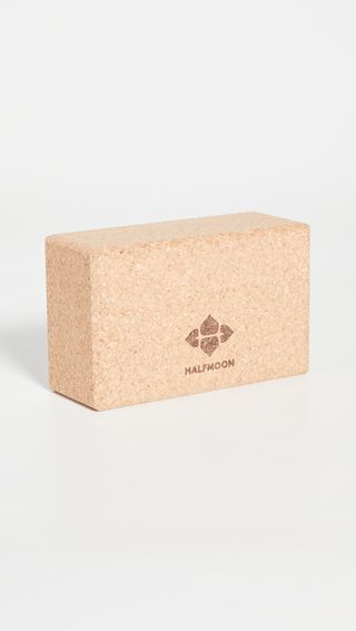 Halfmoon Yoga + Cork Yoga Block