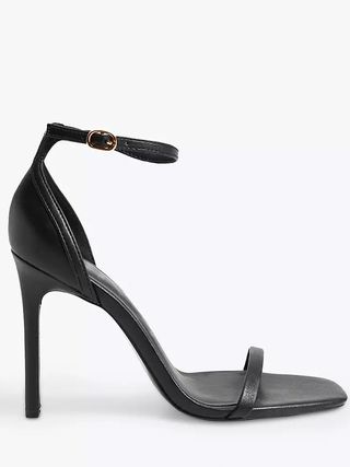 Mango + Aussie Stiletto Heel Sandals, Black