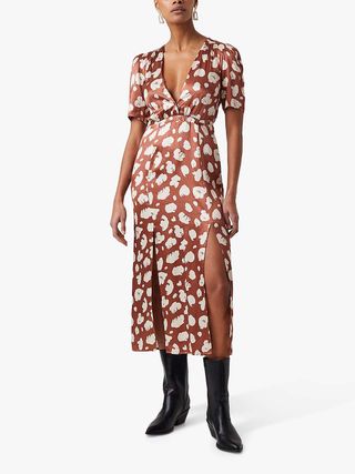 French Connection + Aimee Splash Print Midi Dress
