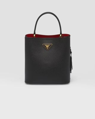 Prada + Medium Saffiano Leather Panier Bag