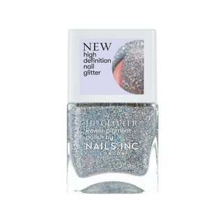 Nails Inc. + HD Glitter Polish in Ring Light Ready