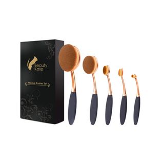 Beauty Kate + Oval Makeup Brushes Set