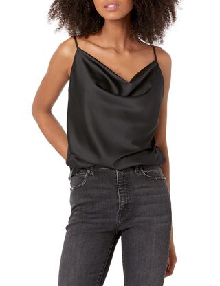The Drop + Christy Cowl Neck Cami Silky Stretch Top