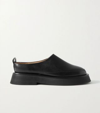 Wandler + Rosa Leather Slippers