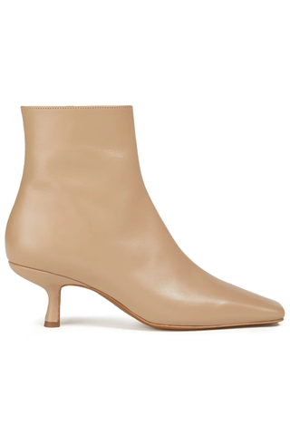 BY FAR + Lange Leather Ankle Boots