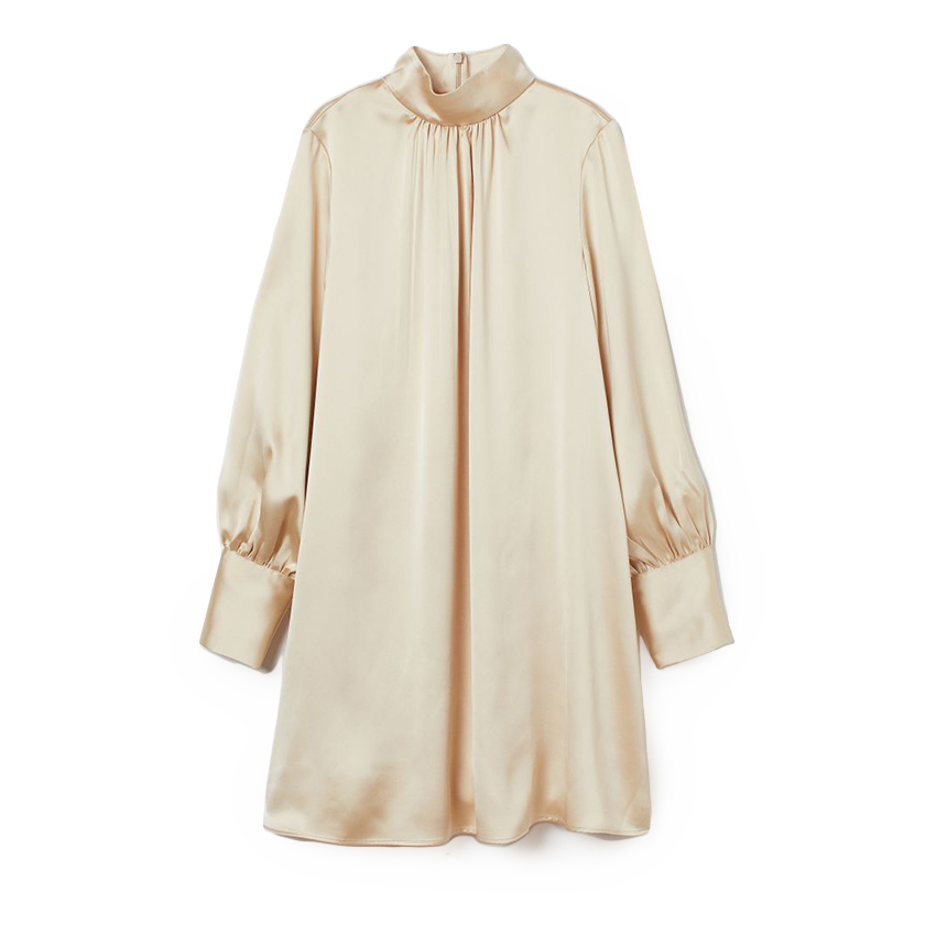 H&M + Satin Dress