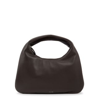 The Row + Everyday Small Brown Leather Shoulder Bag