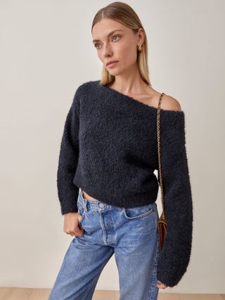 Reformation + Nickie Boucle Sweater