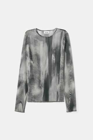 Weekday + Blur Printed Long Sleeve Top