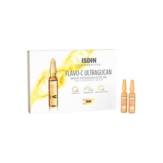 Isdin + Flavo-C Ultraglican Vitamin C and Hyaluronic Acid Serum Ampoule,