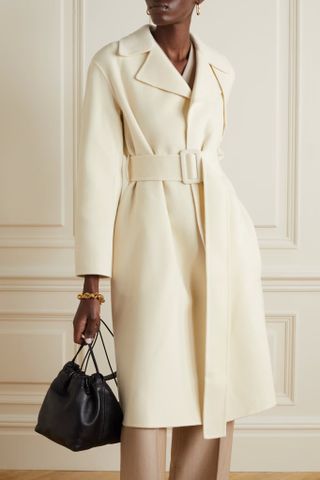 Theory + Belted Wool and Cashmere Blend Coat