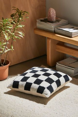Urban Outfitters + Brody Checkerboard Yoga Pillow