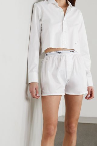 Hommegirls + Cotton-Poplin Shorts