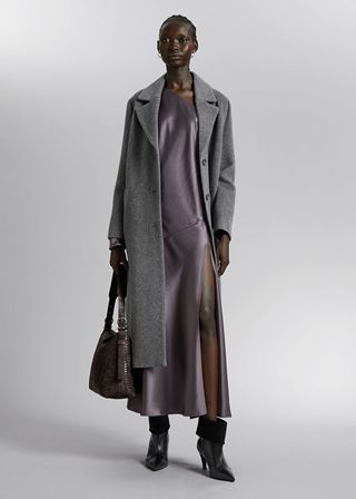 & Other Stories + Single-Breasted Belted Coat