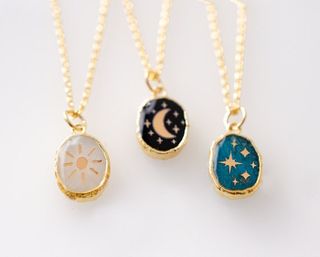 Etsy + Celestial Stone Necklace